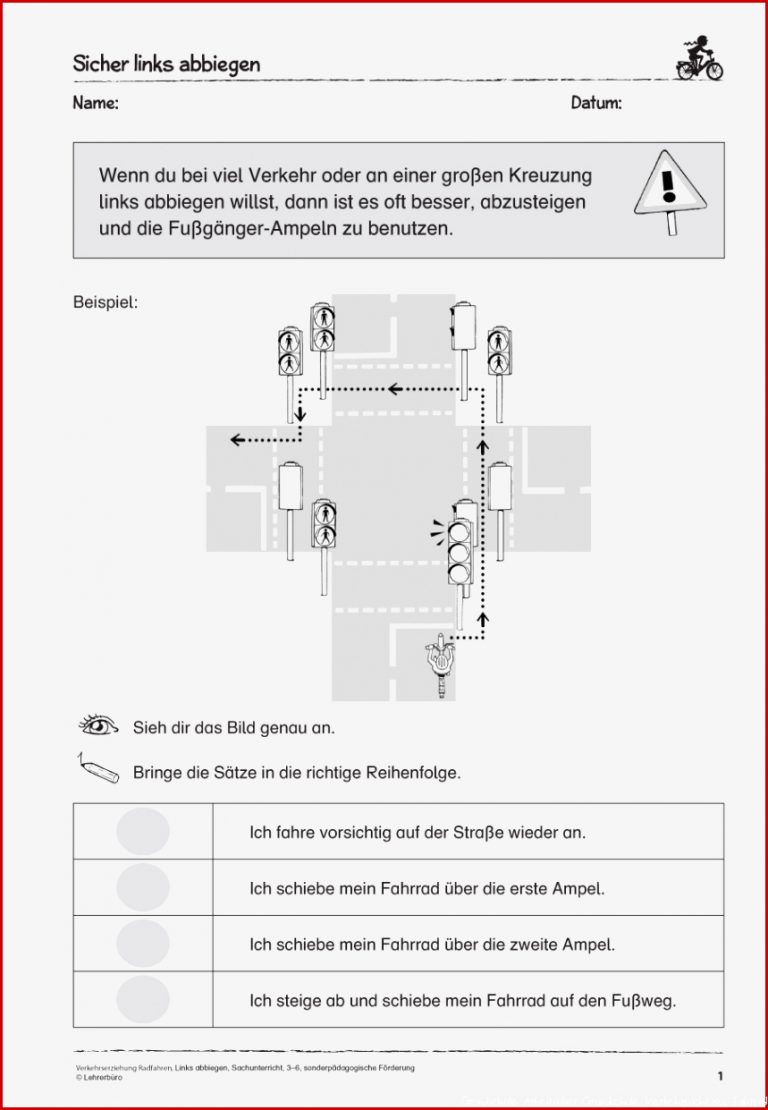 Sopäd Unterrichtsmaterial Sachunterricht Verkehrserziehung