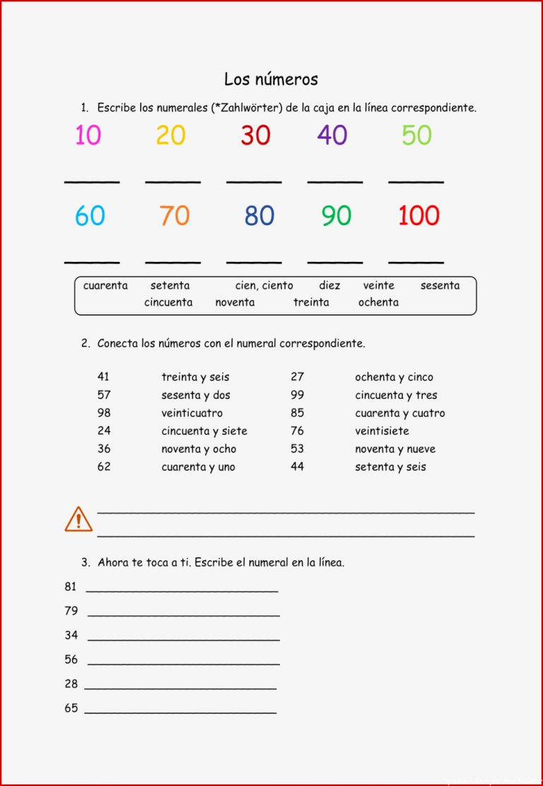 Spanisch 1 Lernjahr Arbeitsblätter Kostenlos Worksheets