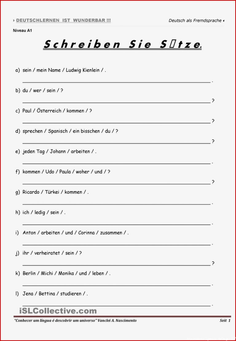 Spanisch Arbeitsblätter Für Anfänger Worksheets