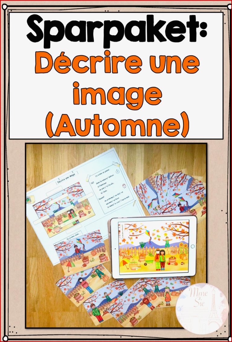 Sparpaket Décrire une image Édition Automne