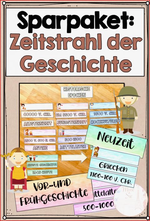 Sparpaket Zeitstrahl Der Geschichte – Unterrichtsmaterial