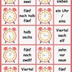 Spiele Im Deutschunterricht Memory Uhrzeiten