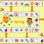 Spielfelder "ostern Frühling" Für Englisch Und Daz