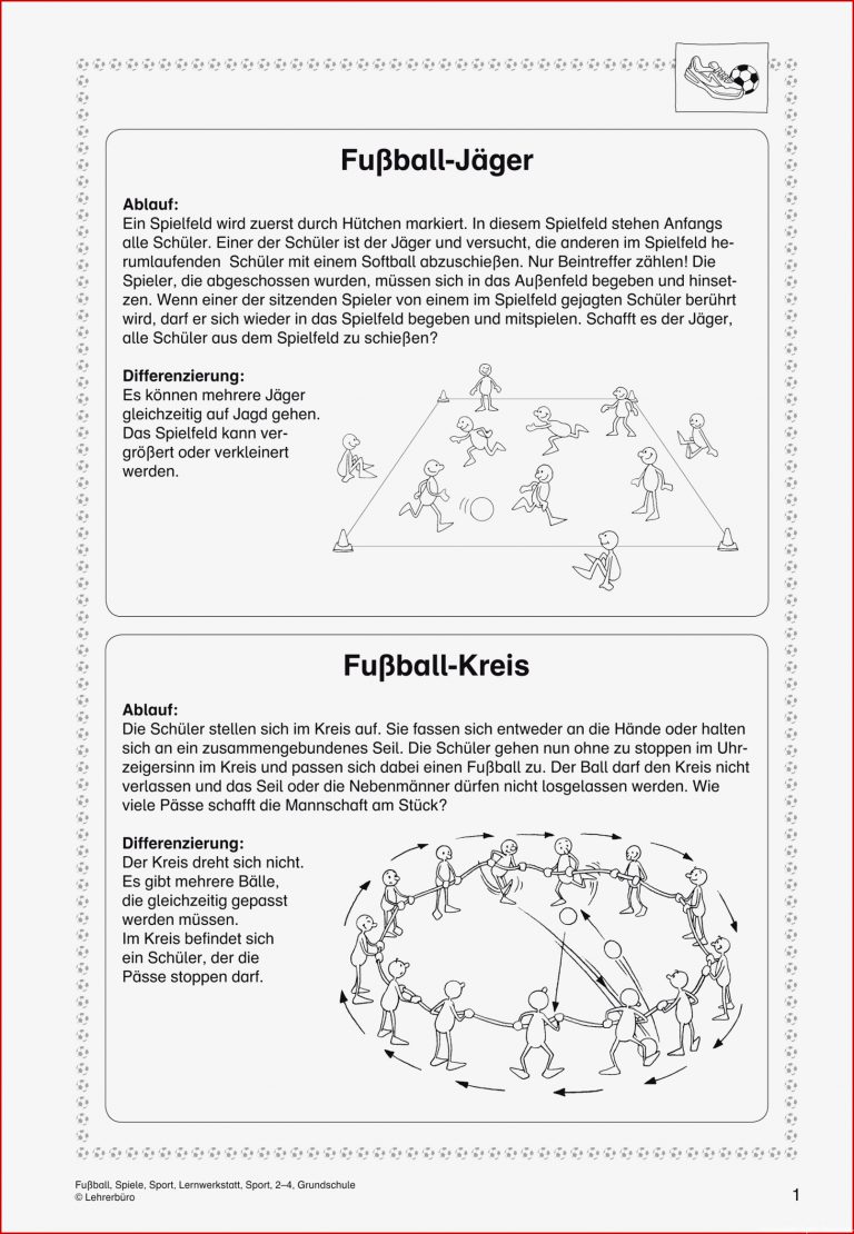 Sport · Arbeitsblätter · Grundschule · Lehrerbüro