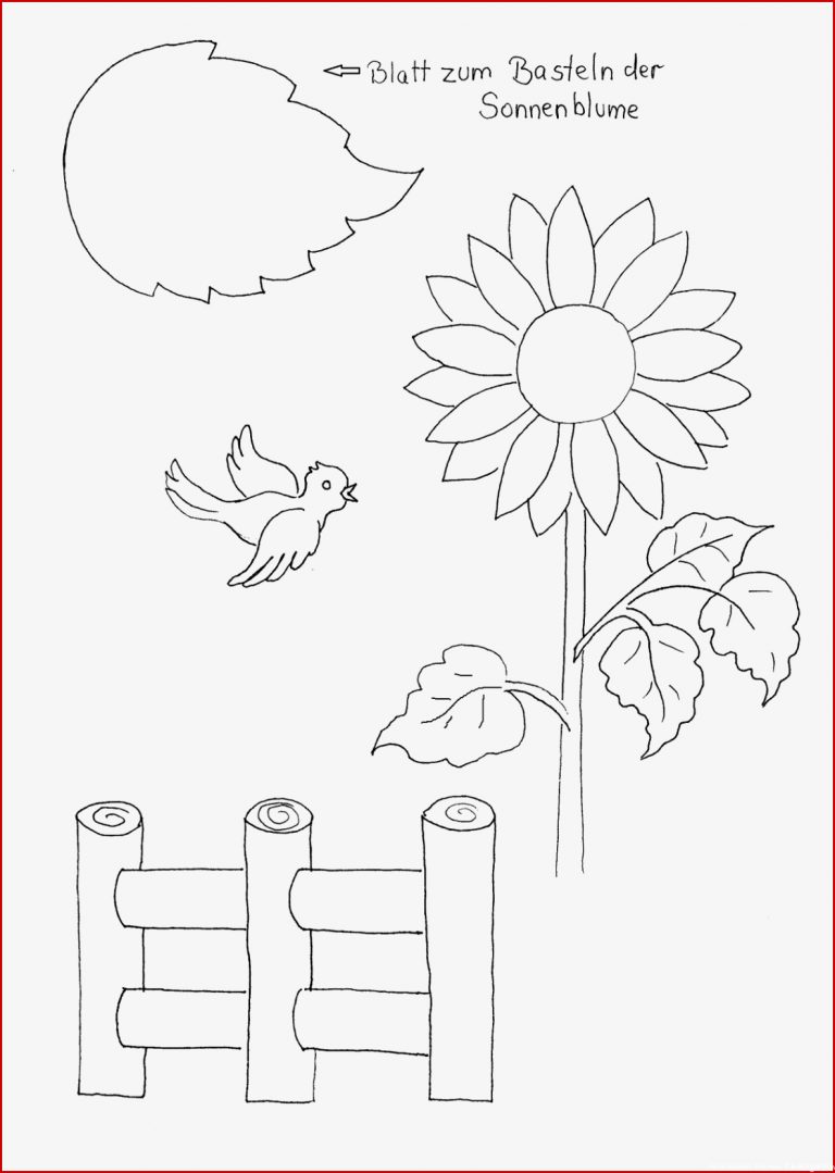 Sprachförderung mit Kindern im Herbst Die Sonnenblume