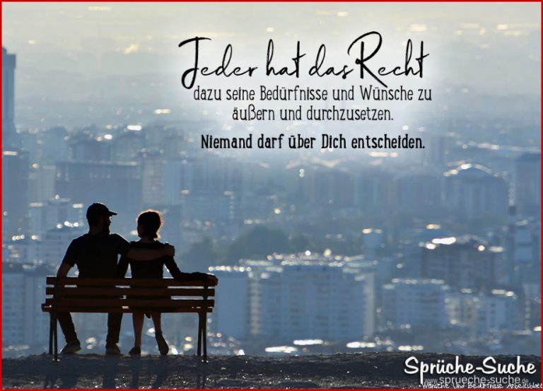 Spruch Zum Nachdenken Recht Auf Recht Bedürfnisse Und