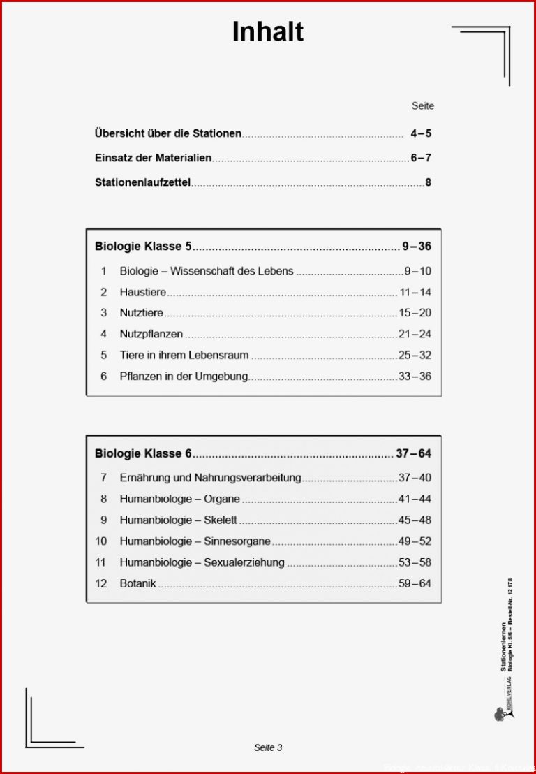 Stationenlernen Biologie, Pdf, Ab 10 Bis 11 J. 4learning2gether.eu