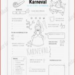 Steckbrief Karneval Für Mädchen