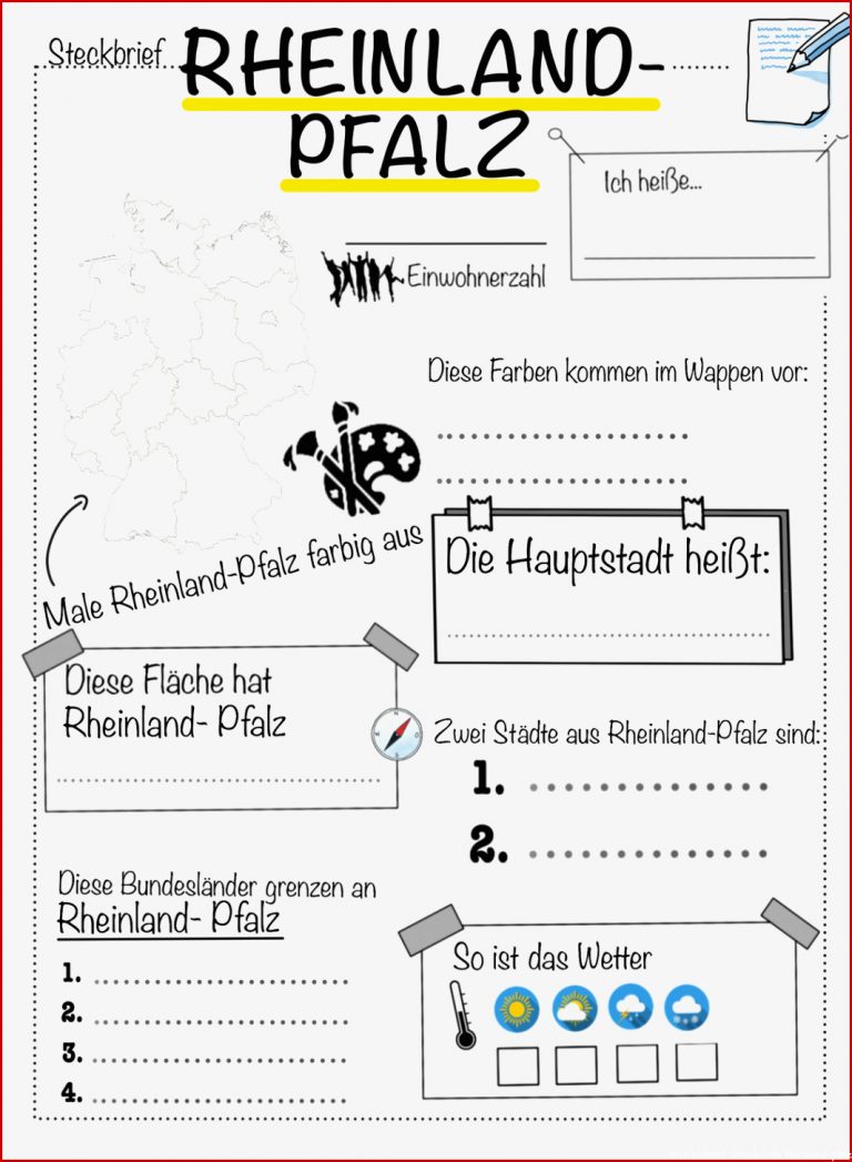 Steckbrief zum Bundesland Rheinland Pfalz