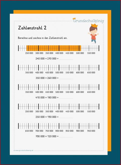 Stellenwerttabelle Zahlenstrahl