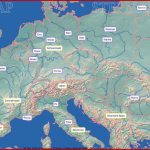 Stepmap Flüsse Und Gebirge In Europa Landkarte Für Europa