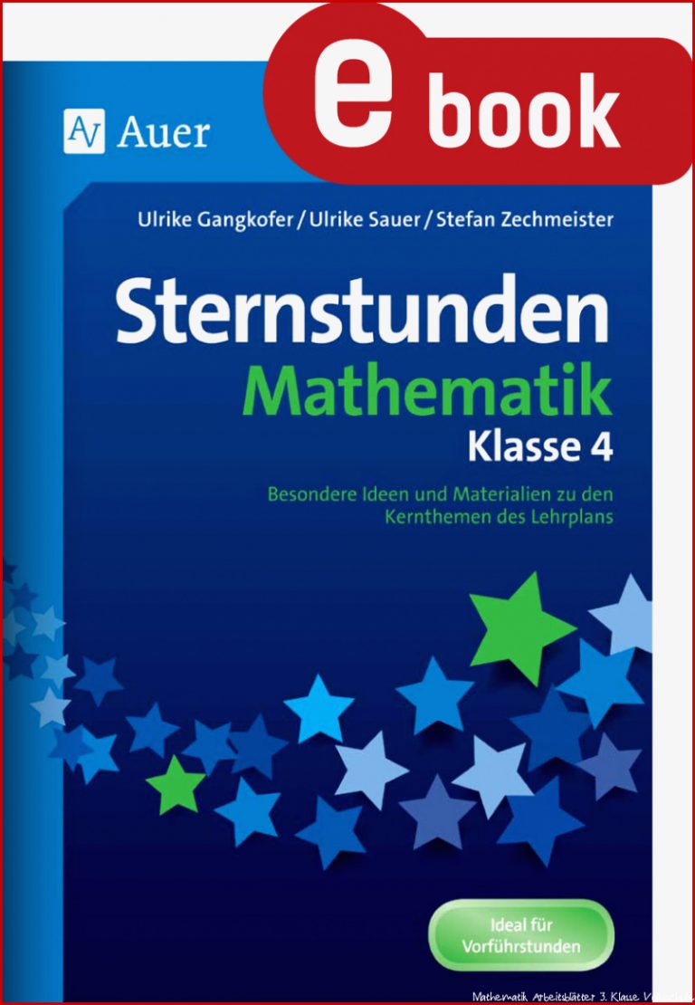 Sternstunden Mathematik Klasse 4 Von Ulrike Gangkofer