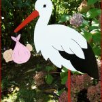 Storch Basteln Vorlage Kostenlos Storch Zur Geburt