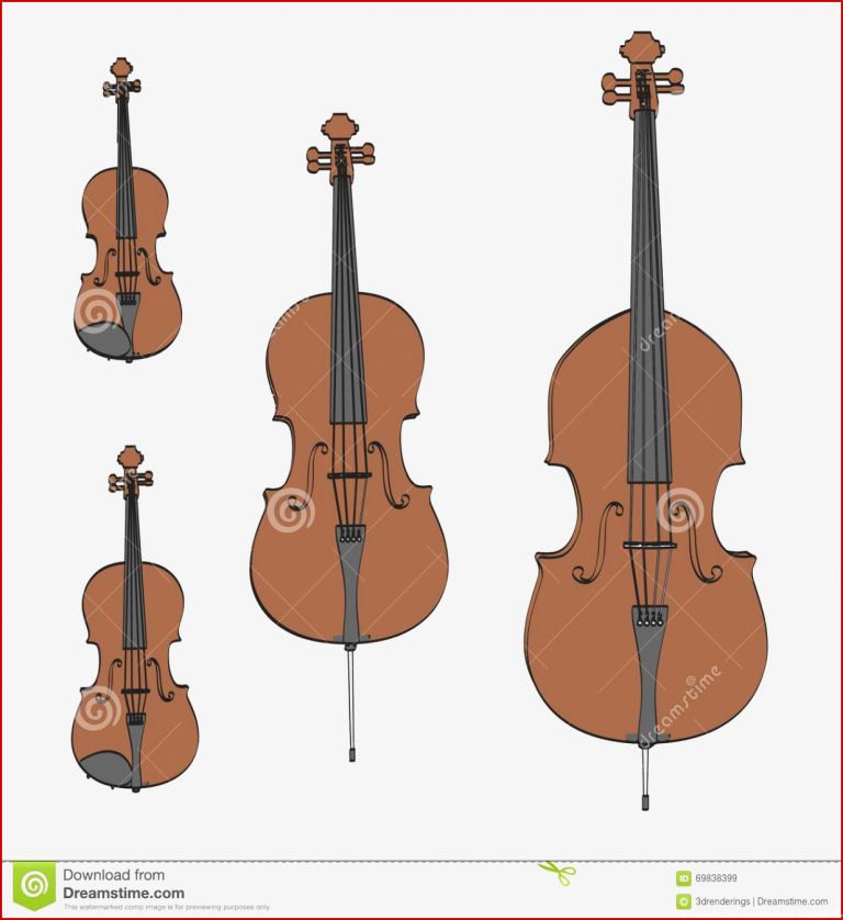 Streichinstrumente Stock Abbildung Illustration Von