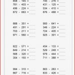 Subtraktion Bis 1000 Klasse 5 6 Mathiki