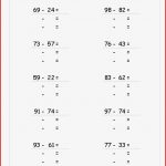 Subtraktion Mathe Arbeitsblätter Klasse 3 Worksheets