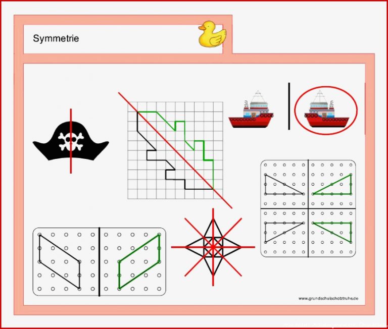 Symmetrie Arbeitsblätter Klasse 3 Carl Winslow Grundschule