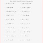 Systems Equations Worksheet Pdf