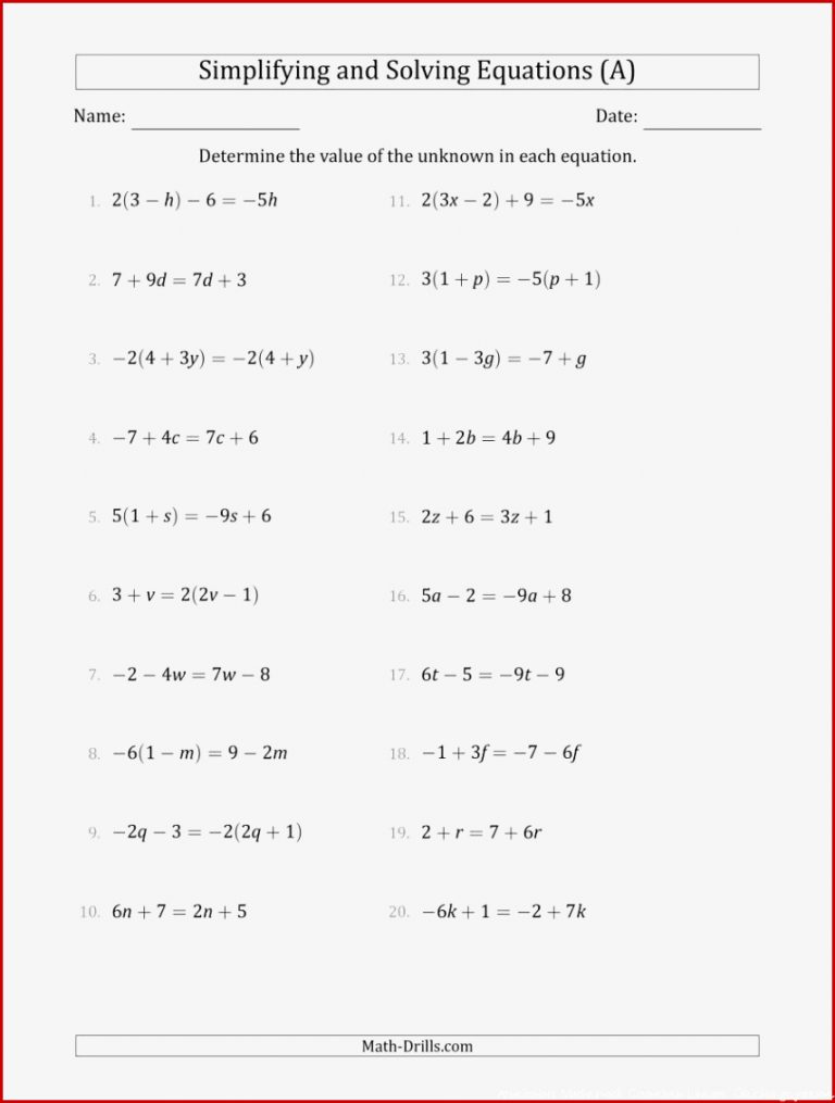 Systems Equations Worksheet Pdf