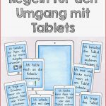 Tablet Regeln – Unterrichtsmaterial In Den Fächern