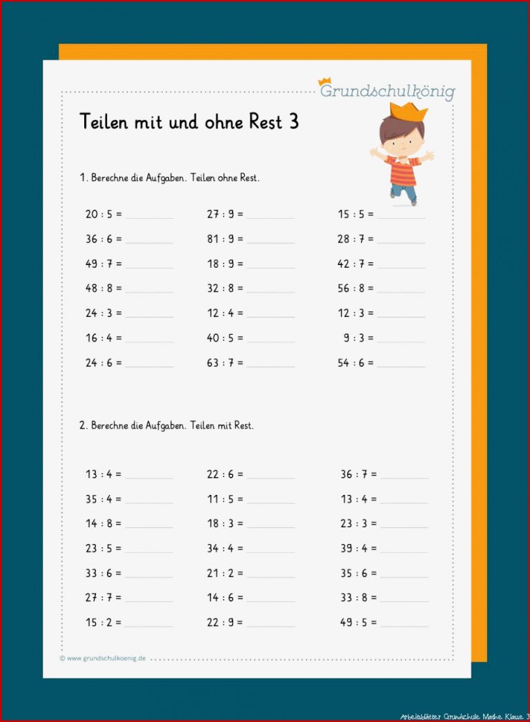 Teilen mit Rest