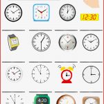 Telling the Time Arbeitsblätter Lösungen