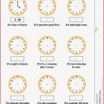 Telling Time Worksheet Worksheet for Education Stock