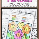 Tenses Colouring 5 Arbeitsblätter Differenziert