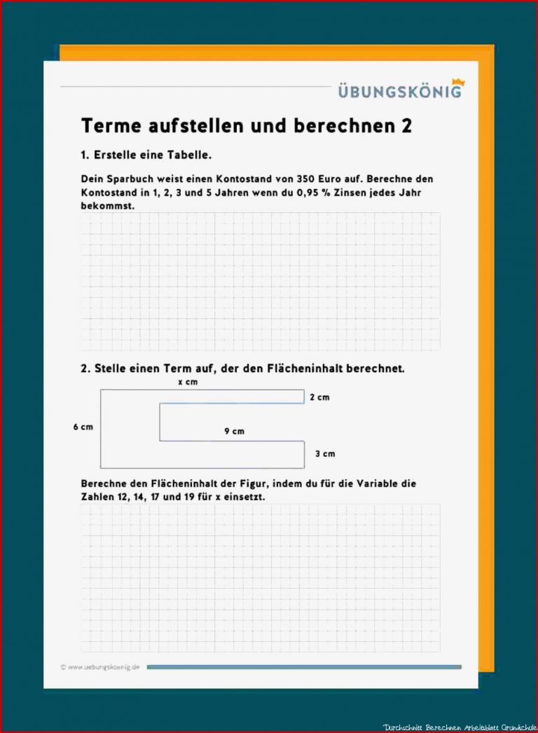 Terme Aufstellen Arbeitsblatt Klasse 5 Carl Winslow