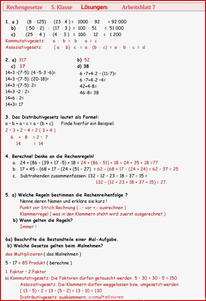 Terme mathematik 5 klasse arbeitsblätter zum ausdrucken