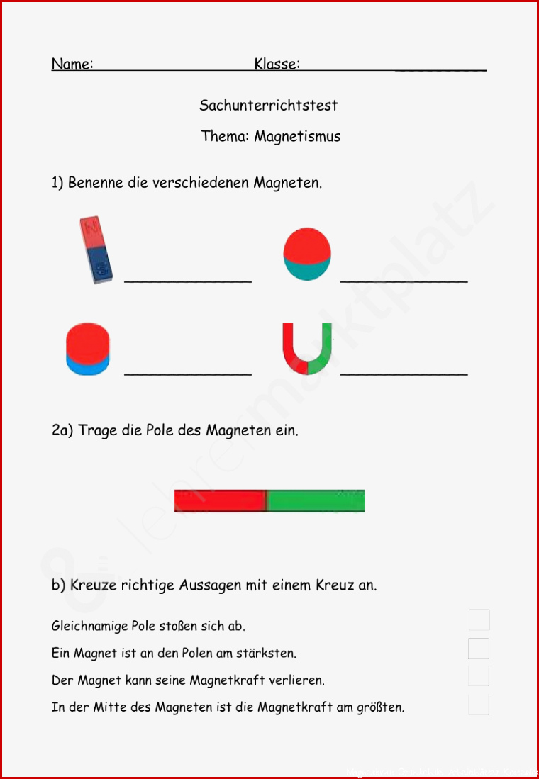 Test Magnetismus Möchtest du selbst erstellte digitale
