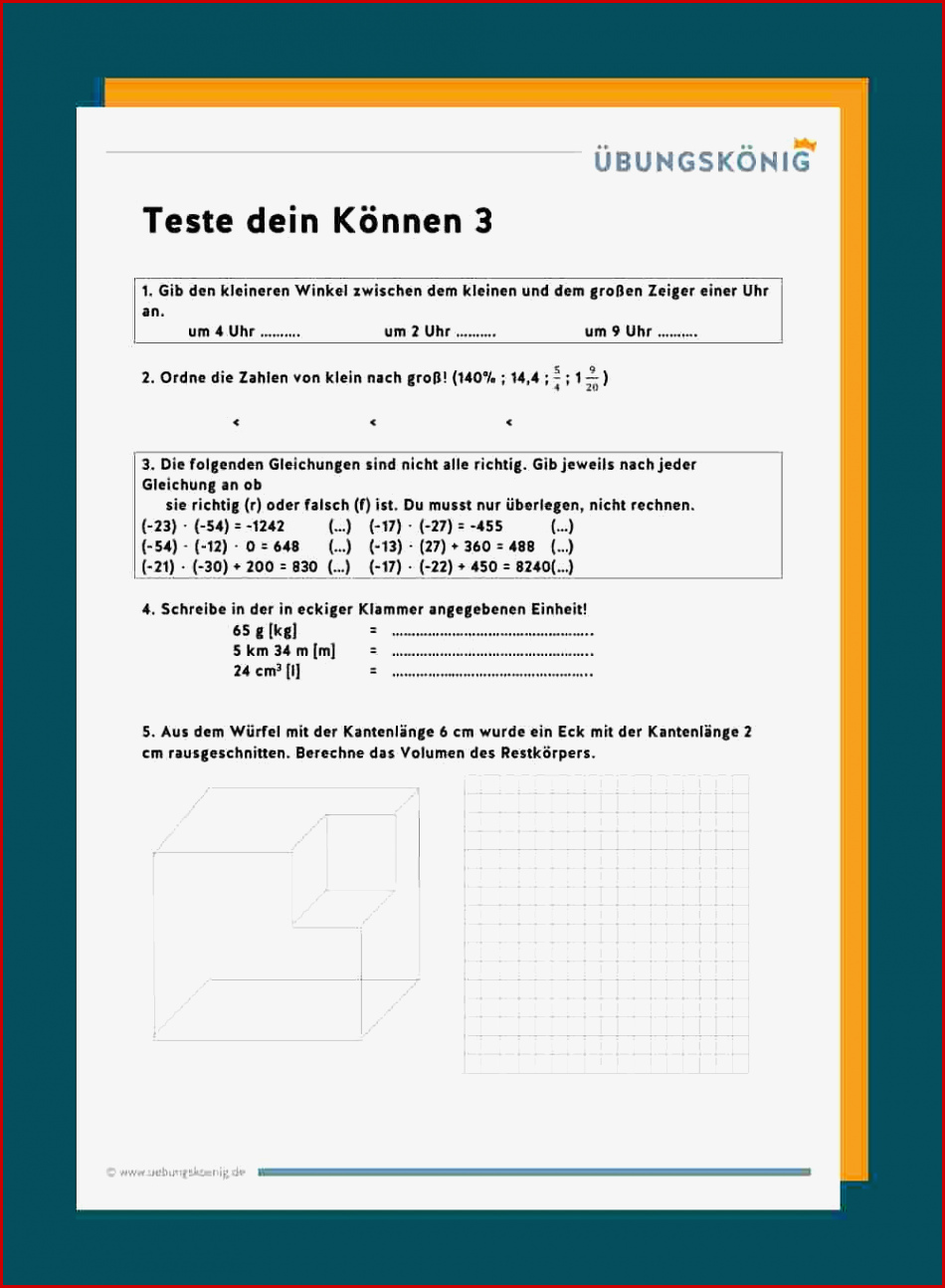 Teste Dein Können