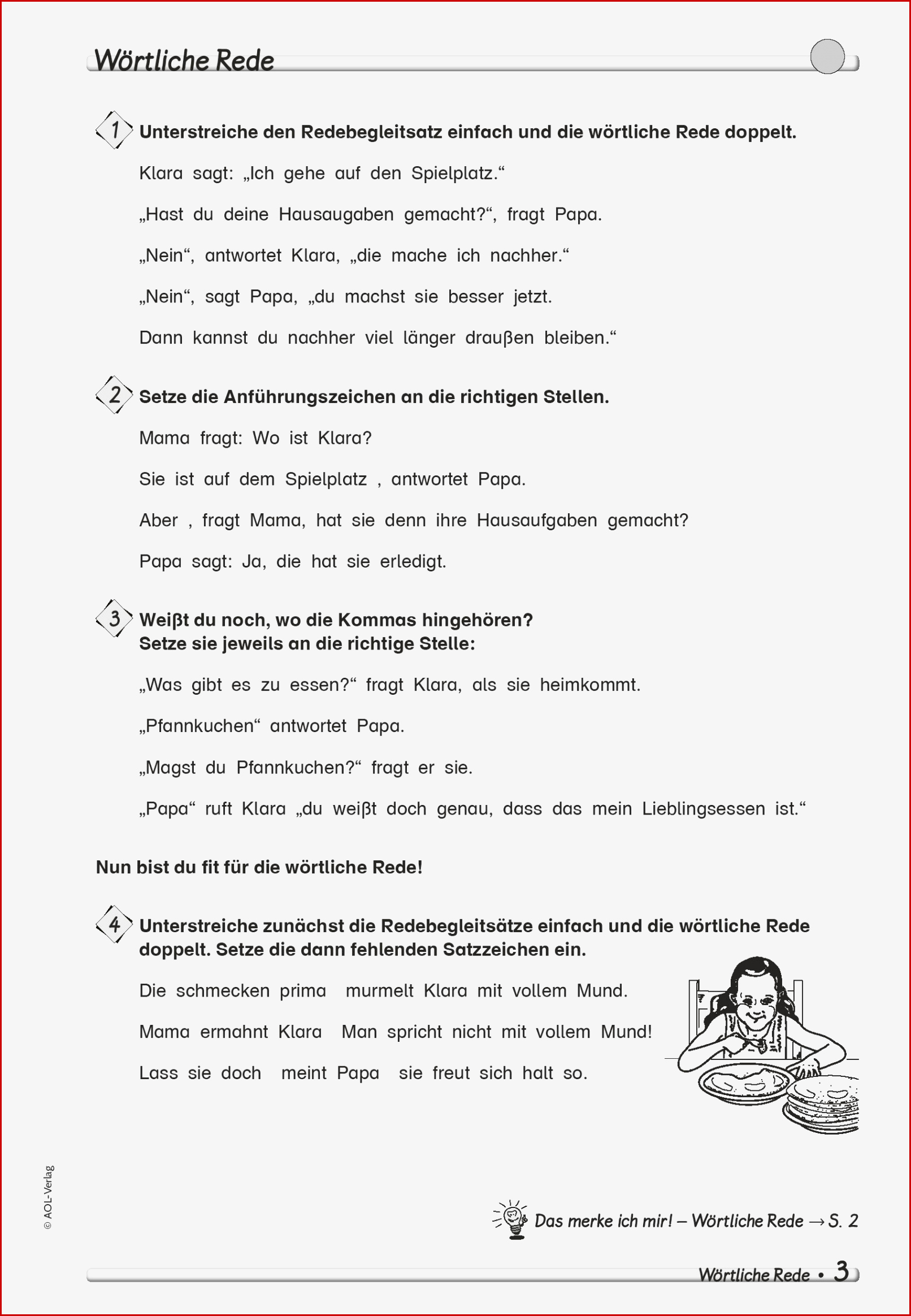 Text Ohne Satzzeichen Übung 4 Klasse Kinderbilder