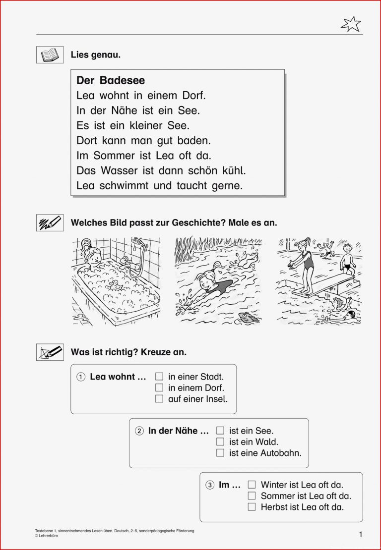 Textverständnis 3 Klasse Arbeitsblätter Worksheets