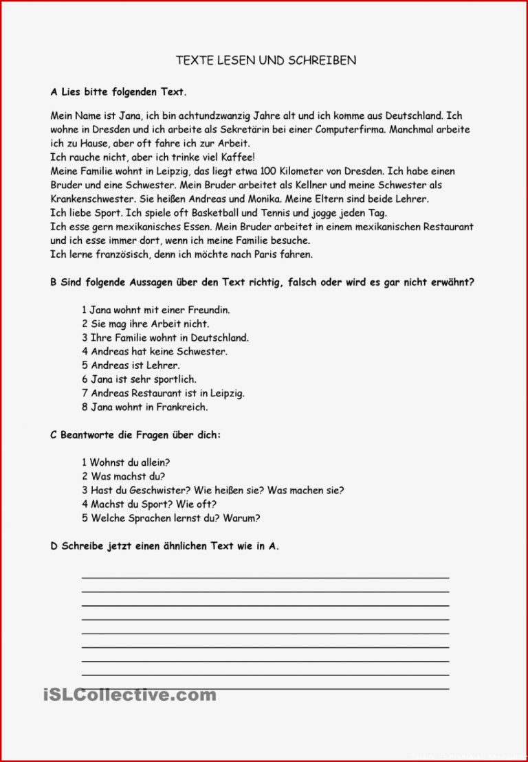 Textverständnis 7 Klasse Deutsch Arbeitsblätter Worksheets