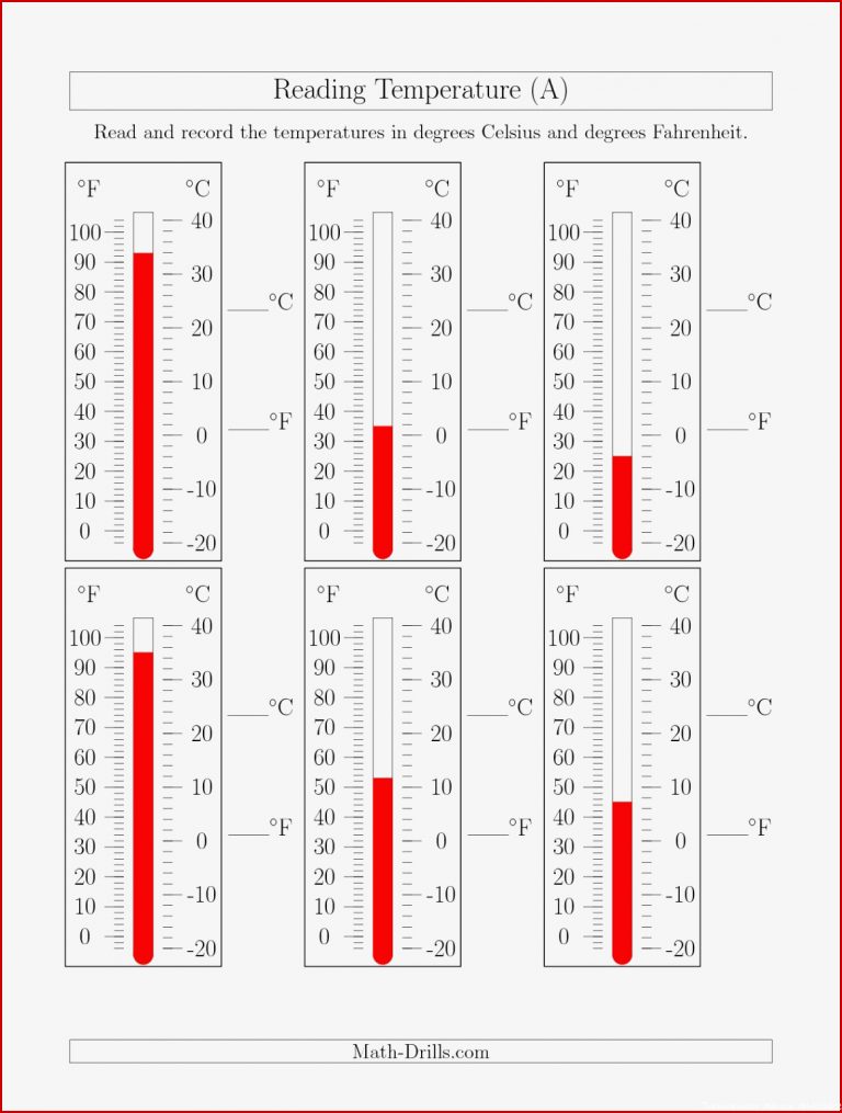 The Reading Temperatures From thermometers A