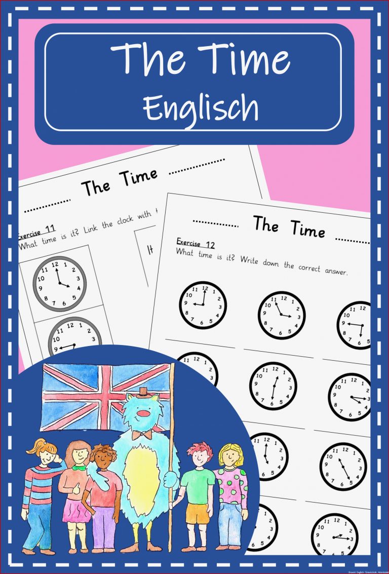 The Time Englisch Uhrzeit Wortschatz Lösungen in 2020 Herunterladen The Time Englisch Uhrzeit Wortschatz Lösungen in 2020