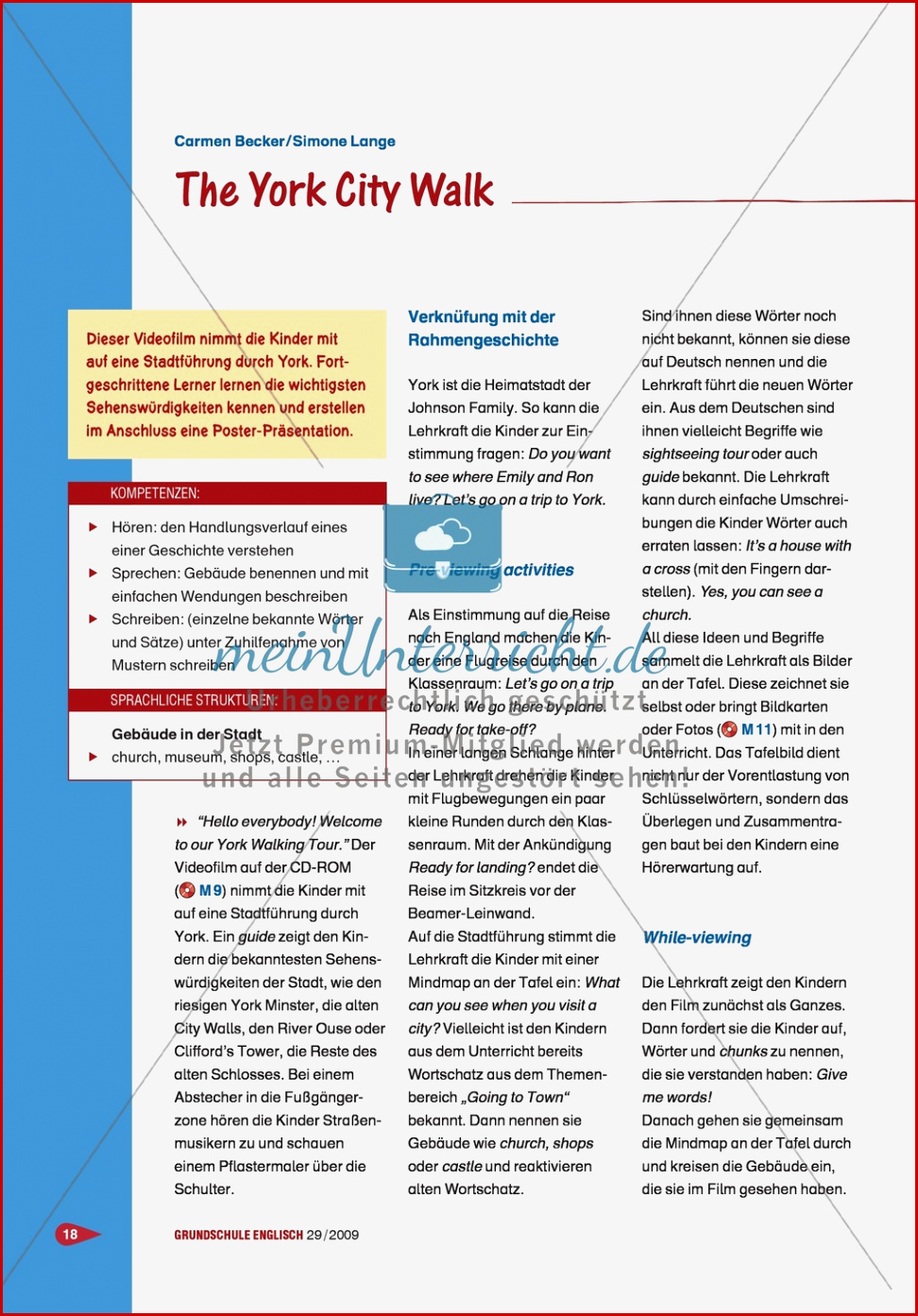 "the York City Walk" Zum thema "living In England" Machen