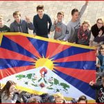 Tibet Lippetalschule Zeigt Flagge