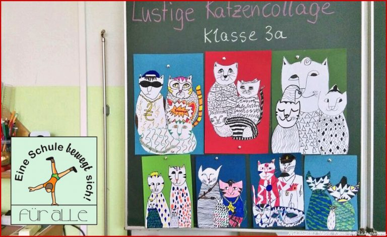 Tierisch bunter Kunstunterricht in der Klasse 3a Gerhart