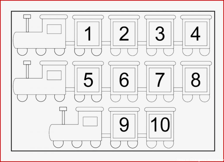 Tipss Und Vorlagen Kindergärten Zahlen Arbeitsblätter