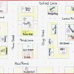 Town Map Directions – Unterrichtsmaterial Im Fach