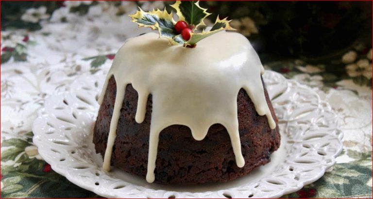 Traditional British Christmas Pudding a Make Ahead Fruit