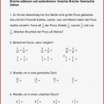 Übung Brüche Ad Ren Subtrahieren Gemischte Zahlen