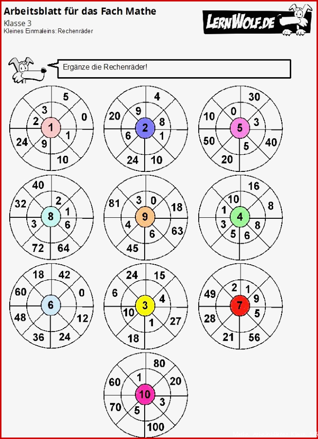 Übungen Mathe Klasse 3 kostenlos zum Download lernwolf