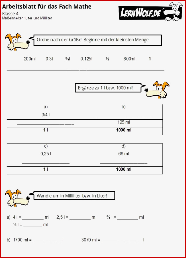 Übungen Mathe Klasse 4 Kostenlos Zum Download Lernwolf