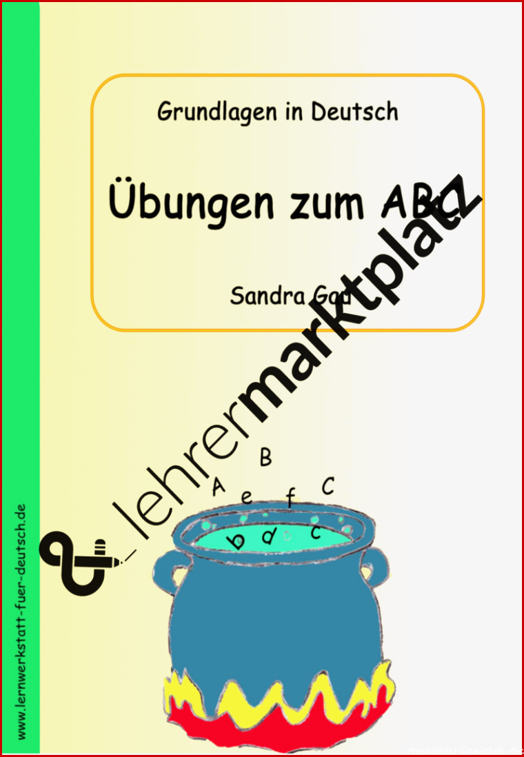 Übungen zum ABC – Unterrichtsmaterial im Fach Deutsch