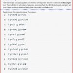 Übungsaufgaben Zu Den Schnittpunkten Linearer Funktionen