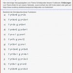 Übungsaufgaben Zu Den Schnittpunkten Linearer Funktionen