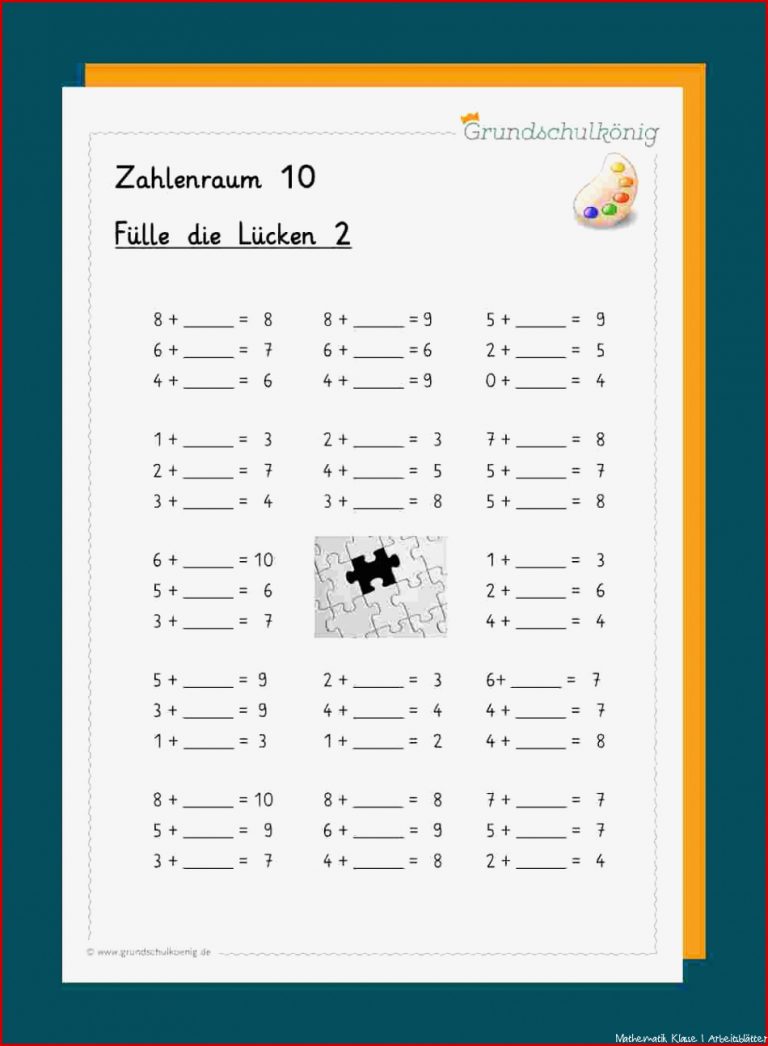 Übungsblätter 1 Klasse Mathe Arbeitsblätter Zum Ausdrucken